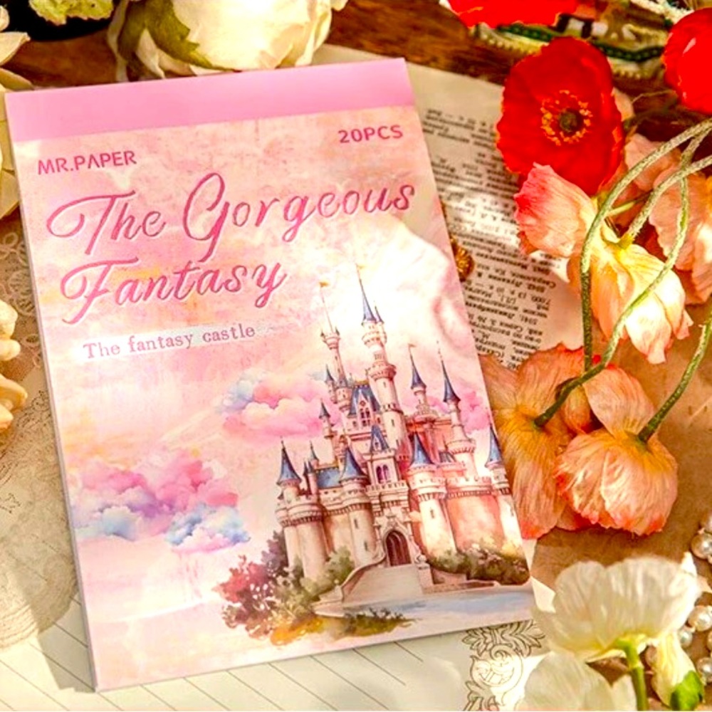 20 Sheets Sticker Book. The Gorgeous Fantasy Series Sticker Book.